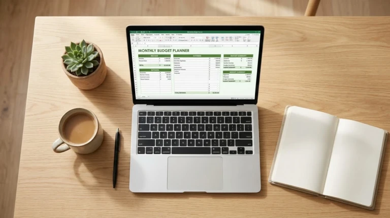 Free Monthly Budget Planner Exel Template