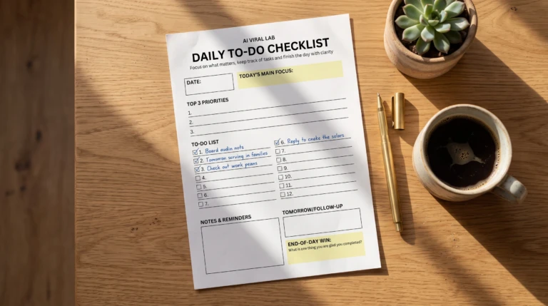 To do checklist